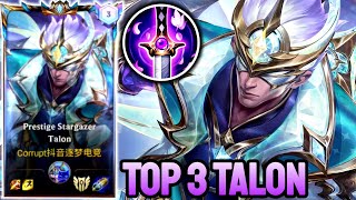 WILD RIFT TALON  TOP 3 TALON GAMEPLAY  CHALLENGER RANKED [upl. by Asiaj]