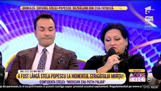 Medicul Monica Pop despre ultima apariție a Stelei Popescu quotE impardonabil că nu sa cerut ajutorquot [upl. by Notsla]