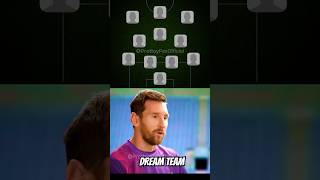 Lionel Messi picks his Ultimate Dream Team 👽🔥 efootball football dreamteam messi shorts [upl. by Anglim]