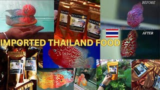 IMPORTED THAILAND FLOWER HORN FOOD  AT CHEAP PRICE BEST RESULT FOOD ROYAL AQUATICS INDIA CHENNAI [upl. by Yddub]