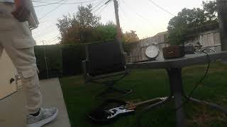 Mwana Wevhu in Californiaplaying guitar ku backyard [upl. by Iznil]