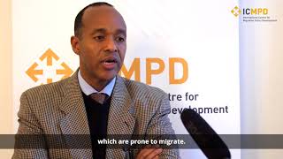 Alas M Jama on the partnership between EU and Somalia  Vienna Migration Conference 17 [upl. by Esetal599]