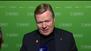 Ronald Koeman on Dutch win over Scotland quotIt was a little unbelievable that they didnt scorequot [upl. by Aihsit]