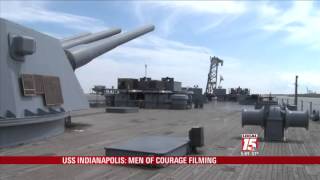 USS Indianapolis Men of Courage Filming in Mobile [upl. by Faro]