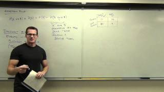 Statistics Lecture 43 The Addition Rule for Probability [upl. by Rodrique551]