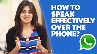 How to speak effectively over the phone  English lesson  Telephone skills [upl. by Yank]