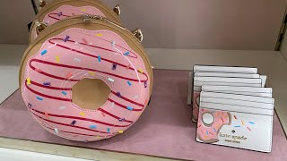 🍩🍩 KATE SPADE OUTLET  NEW ARRIVALSDONUT CROSSBODY BAG  WALLETS AND HANDBAGS 70OFF katespade [upl. by Aihsenak883]