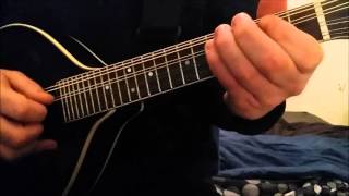 Speak softly love Godfathers theme mandolin cover with tab amp backing track [upl. by Sac509]