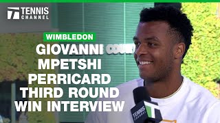 Giovanni Mpetshi Perricard on Comparisons to Victor Wembanyama  2024 Wimbledon 3rd Round [upl. by Arok]