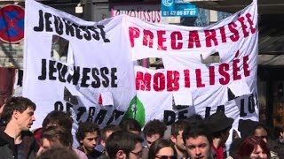 Mobilisation des jeunes contre le projet de loi Travail [upl. by Crompton882]