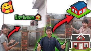 Aaj Maine ⛏️⚒️Or Mistri⛏️🛠️ chacha 😝Ne Half ❓To House 🏠Banae🥳🥰 [upl. by Saucy154]