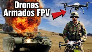 Drones Armados FPV Una Amenaza Emergente Para Las Fuerzas Militares  Visualpolitik [upl. by Orenid256]