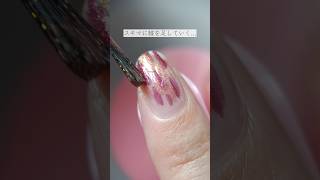 キャンメイクで銀河のような色遊び。 nailart nails セルフネイル [upl. by Joline]