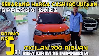 MAKIN MURAH HARGA SUZUKI SPRESSO 2023 CICILAN 700 RIBUAN PROMO DP 5 JUTA KIRIM SEINDONESIA [upl. by Ahsenor]