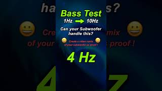 BASS TEST 😀 Can your subwoofer handle this 😀 subwoofer bass bassboosted [upl. by Millian]