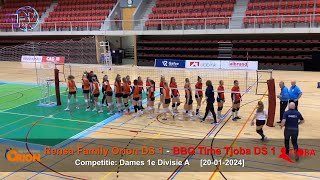 Volleybal Dames 1e Divisie A Rensa Family Orion D1  BBQ Time Tjoba D1 20012024 [upl. by Arym]