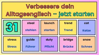 31 Englisch lernen für den Alltag – Entdecke wichtige Vokabeln für bessere Verständigung [upl. by Gomez]