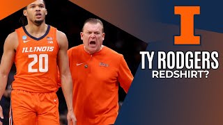 Ty Rodgers Is REDSHIRTING After Meeting With Brad Underwood [upl. by Mandle]