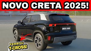 🚨 NOVO CRETA 2025 É REVELADO E FICOU INCRÍVEL O TERROR DA CONCORRÊNCIA E [upl. by Elsy]