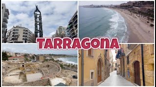 TARRAGONA 🇪🇸 SPAIN 4K  City amp Beach  Costa Daurada [upl. by Jarita]