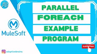 Mule 4 Parallel For Each  How parallel for each behave in processing while error occurs [upl. by Sible727]