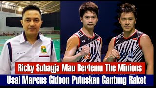 Ricky Subagja Mau Bertemu The Minions Usai Marcus Gideon Putuskan Gantung Raket [upl. by Androw]