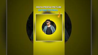 Instagram profile picture editing tutorial  picsart photo editing tutorialpicsart shorts viral [upl. by Derr369]