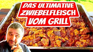 Das ULTIMATIVE IMBISSBUDEN ZWIEBELFLEISCH vom GRILL  Klaus grillt [upl. by Jeffry]