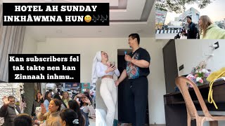 KAN HOTEL THLENNAAH MIN LO SURPRISE  HOTEL AH INKHÂWMNA HUN KAN HMANG DUN🎶ZINNATRAVEL VLOG [upl. by Mann703]