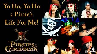 Yo Ho Yo Ho A Pirates Life For Me from Disneys Pirates of the Caribbean ride  Smule Group Song [upl. by Eiznik]