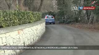 FURTI NELLE VILLE CARSO PASSATO AL SETACCIO ALLA RICERCA DELLA BANDA  25112024 [upl. by Ruford]