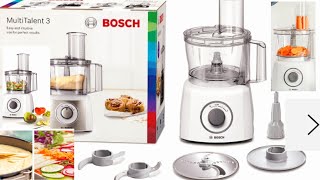 UNBOXINGBosch Compact Food Processor MultiTalent 3 3200Wkitchengadgets2023 bosch [upl. by Kiele]