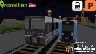 Minecraft Très rare MI79MI84 sur le Transilien P [upl. by Merilyn212]