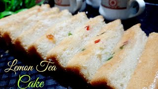 Lemon Tea cake  mouthmelting moist cake with lemon and tea  lemon tea cake recipe without egg [upl. by Weksler]