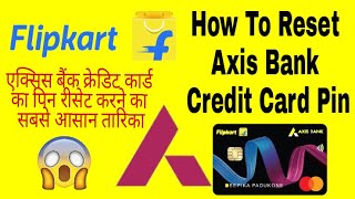 How To Reset Axis credit card Pinpassword  Axis bank credit card ka pin kaise set kare [upl. by Ahsieker]