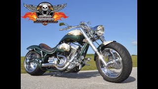 SOLD  2005 BOURGET BIKE WORKS FAT DADDY FATSO 330 SOFTAIL CHOPPER [upl. by Ecidna]