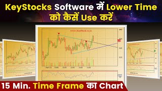 How To Change Lower Time Frame In KeyStocks Software  How To Use KeyStock In Hindi [upl. by Madelyn]