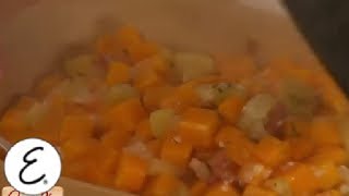 Butternut Squash with Apples and Bacon  Emeril Lagasse [upl. by Enelrahs]