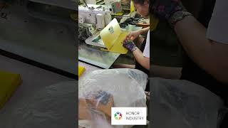 Automatic Stitching of the shoes shoemakingfactory footwearmanufacturingprocess sewing factory [upl. by Monreal]