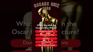 Oscars Quiz Best Picture 1989 [upl. by Miuqaoj287]