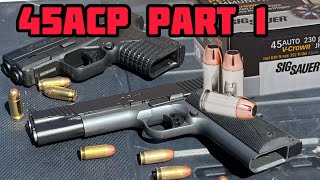 How Barrel Length Affects 45 Auto HP Performance  Part 1 [upl. by Anazus]