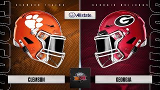 Clemson Tigers Vs Georgia Bulldogs  EA SPORTS College Football 25 [upl. by Parthenia831]