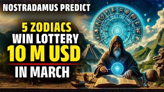 These 5 Zodiacs Win Lottery 10 Million In March 2024 Horoscope Numerology [upl. by Idnahk]