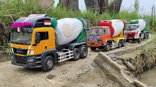 MOBIL TRUK MOLEN COR BETON MIXER  MINIATUR MOBIL MOBILAN RC [upl. by Dnanidref]