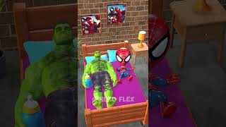 Lil Spidey Not Letting Anyone Sleep 😂 hulk spiderman funnyanimation blenderanimation hero [upl. by Norvin284]