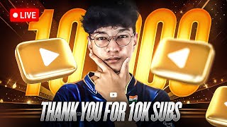 🔴 ENDED WITH 3 IN BGIS  10K SUBS COMPLETED🎉  RECKONING ESPORTS [upl. by Dino]