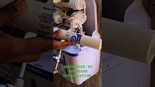 How to installation RO Membrane125GPD Membrane installationro membrane changingmpr ro [upl. by Polard]