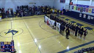 Charter School for Applied Tech High School vs Burgard VoTech High School Mens JV Basketball [upl. by Rafter]