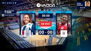 LIGA NACIONAL DE VOLEY  Alianza Lima vs USMP por RADIO OVACION [upl. by Noella]