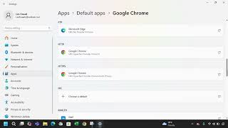 How to make Google Chrome the default browser on Windows 11 laptop or computer [upl. by Annaitsirhc]